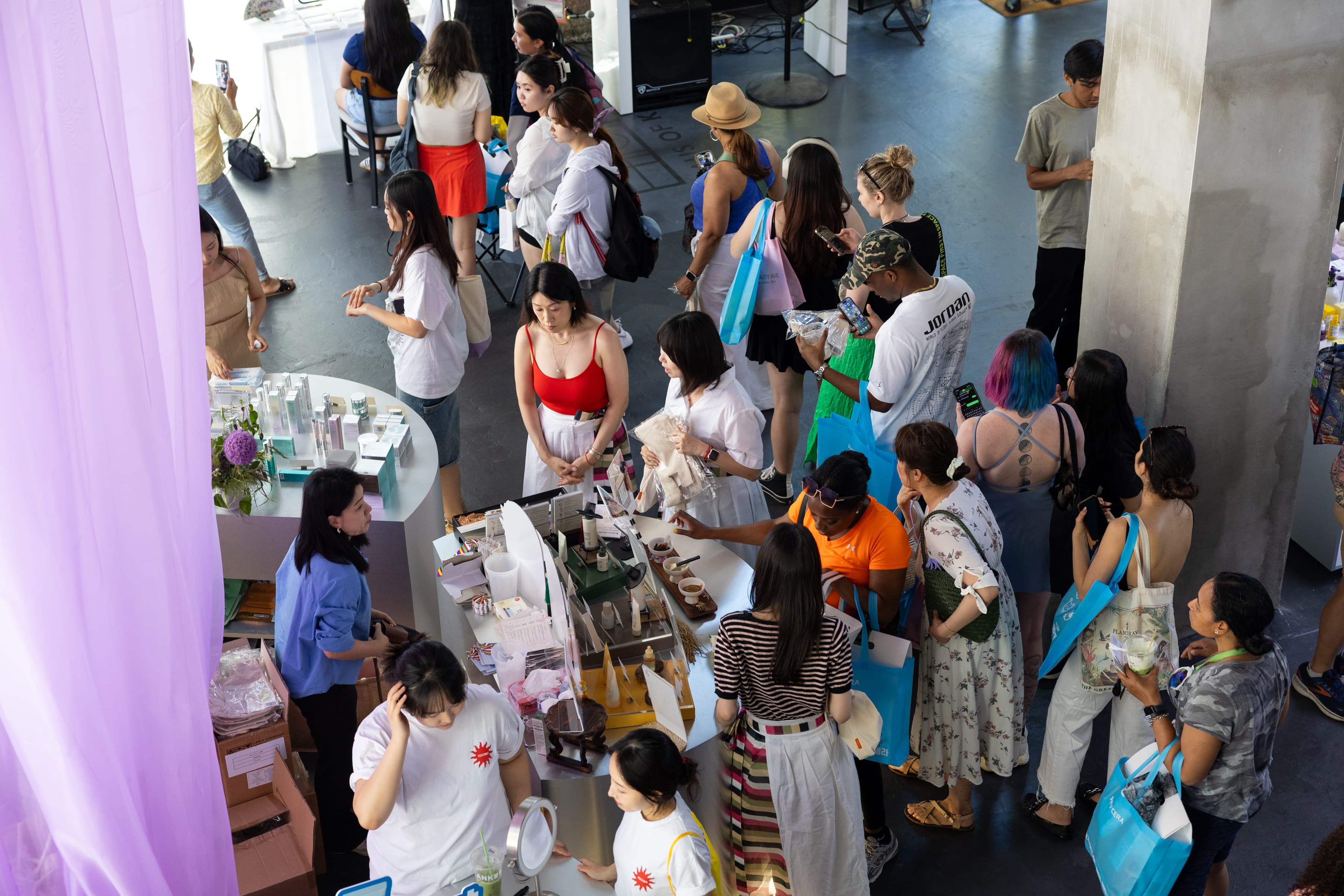 The retail floor